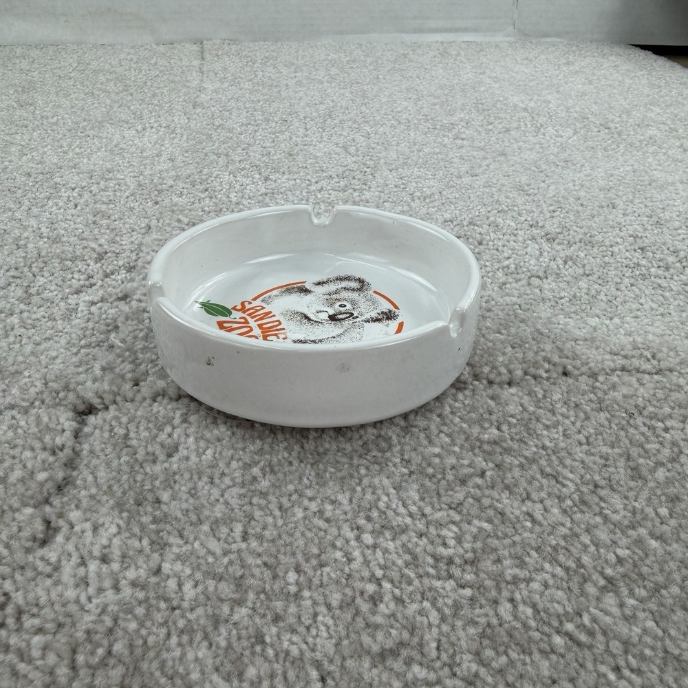 Vintage San Diego Zoo Koala Bear Ash‎ Tray - Picture 3 of 4